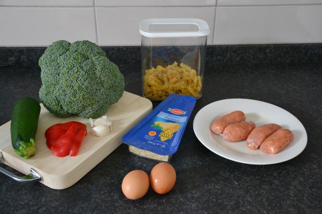 Pasta, Broccoli en Worst