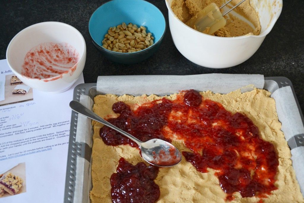 Pindakaas- Jam koeken