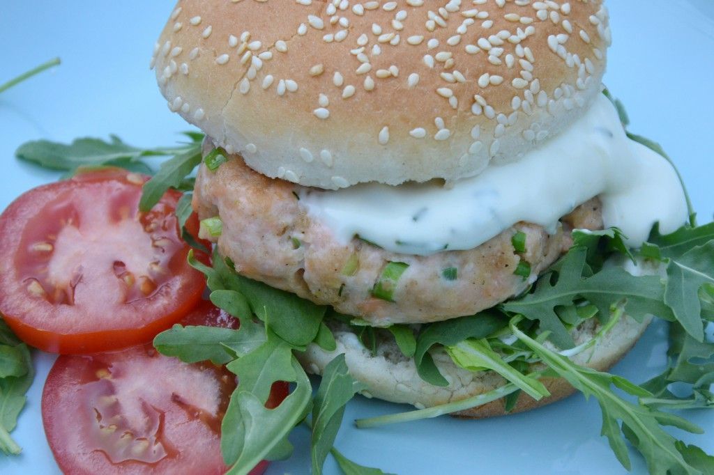 Visburger met wasabimayo