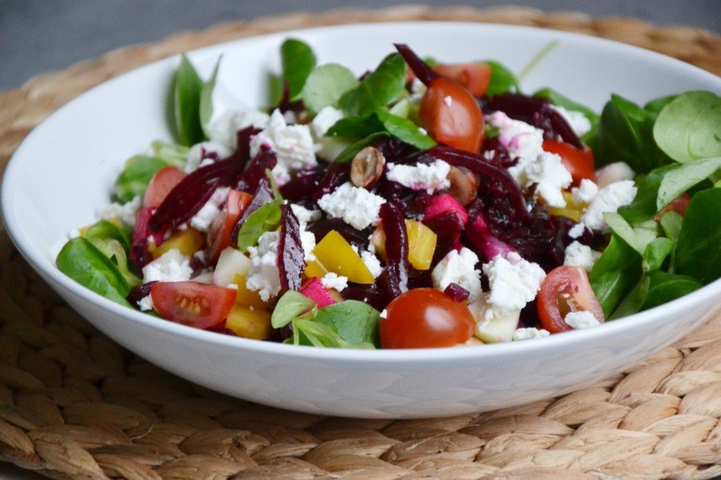 Bietjessalade met veldsla Brenda Kookt!