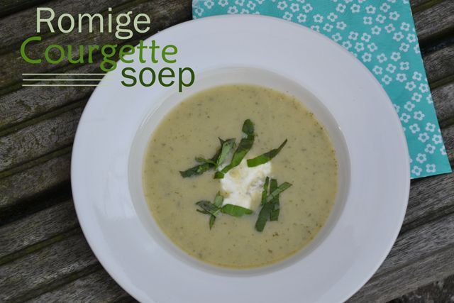 Romige Courgettesoep