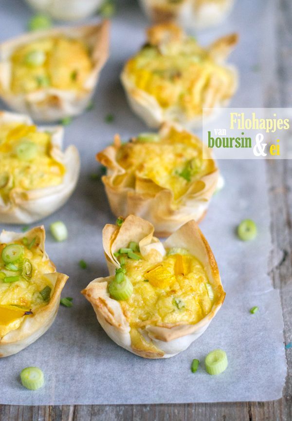 ei bieslook bloem muffin filohapjes van boursin en ei brenda kookt ei bieslook bloem muffin filohapjes van boursin en ei brenda kookt