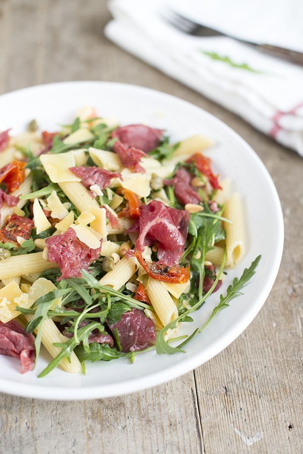 Carpaccio pastasalade snel recept Brenda Kookt!