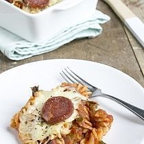 Pasta Salami schotel