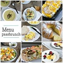 Paasbrunch menu
