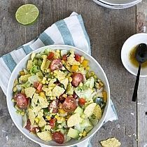 Salade met nacho