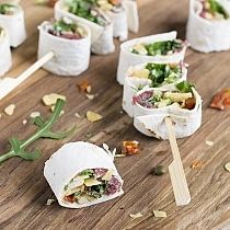 Carpaccio rolletjes met truffelmayonaise