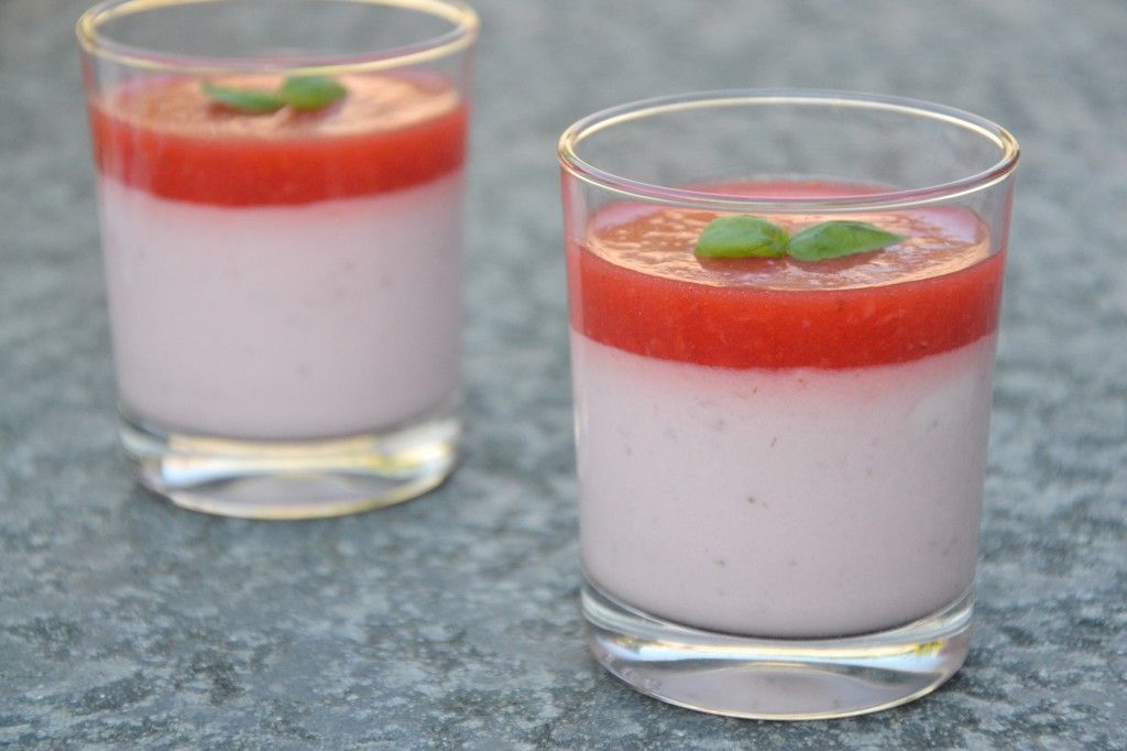 Aardbeien Verrine