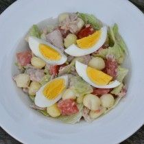 krieltjessalade met tonijn!
