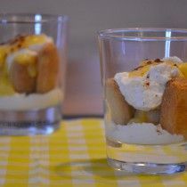 Lemon tiramisu