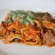 Lasagne met spinazie