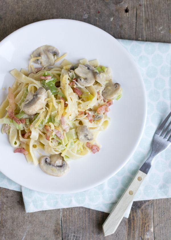 pasta carbonara zonder ei