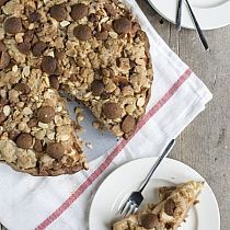 Sinterklaastaart, Sinterklaas appel kruimeltaart met speculaas