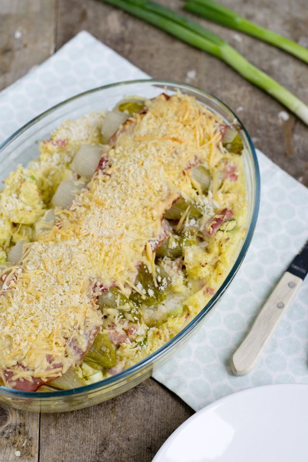 witlofovenschotel met ham en kaas - brenda kookt!