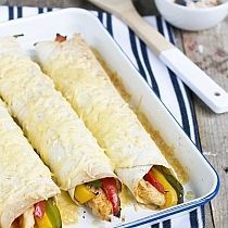 Burrito's met kip en paprika