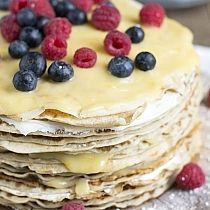 pannenkoekentaart met lemon curd