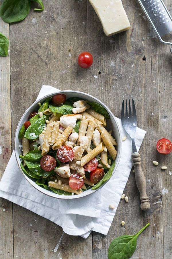 kip pasta spinazie kip pasta spinazie