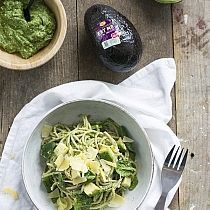 pasta met avocado
