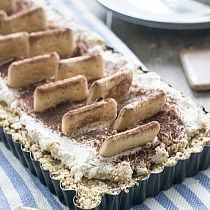 No bake koffietaart maken