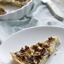 Quiche van prei met geitenkaas