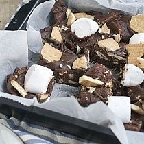 smores fudge recept