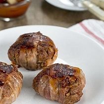 mini gehaktbrood van de barbecue