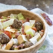 Hamburger salade