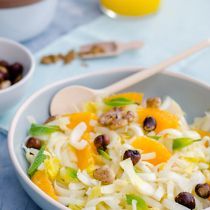 Salade van witlof en sinaasappel