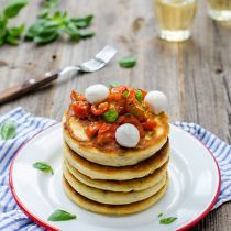 Caprese-pannenkoekjes