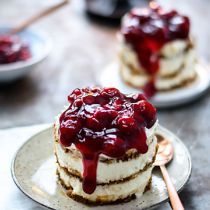 Speculoostiramisu met kersen