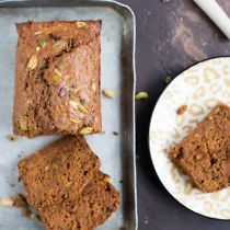 Wortelcake met pistache