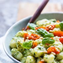 Gnocchi met courgettepesto