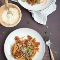 Pasta ragu slowcooker
