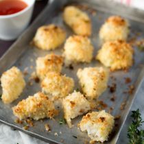 Visnuggets met Parmezaan en citroen