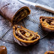 Croissantrol met karamel