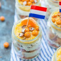 Oranje tiramisu met mandarijncurd