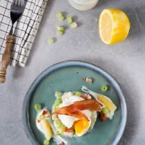 Aspergetartaar met serranoham