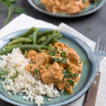 kip tandoori met sperziebonen