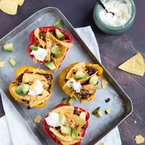 Mexicaanse gevulde paprika's