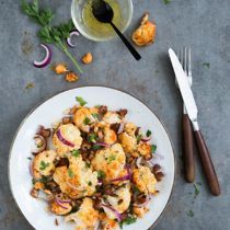 Geroosterde bloemkool met dadels