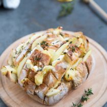 Borrelbrood met brie en peer
