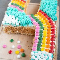 Regenboogtaart kinderen