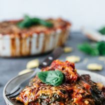 Snelle lasagne van ravioli