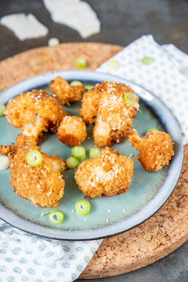 Bloemkoolnuggets met maplesyrup